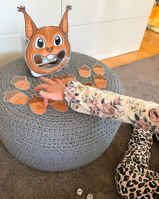 Syötä oravalle oikeat tammenterhot