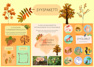 Syyspaketti (3 materiaalia)