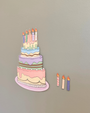 Syntymäpäiväkakku 1-10 kynttilällä