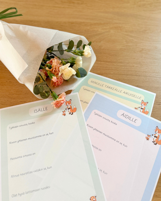 (Isän/äitien/tärkeän ihmisen) -päivän haastattelut lapsille