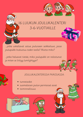 Joulukalenteri 3-6-vuotiaille