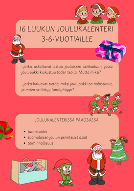 Joulukalenteri 3-6-vuotiaille