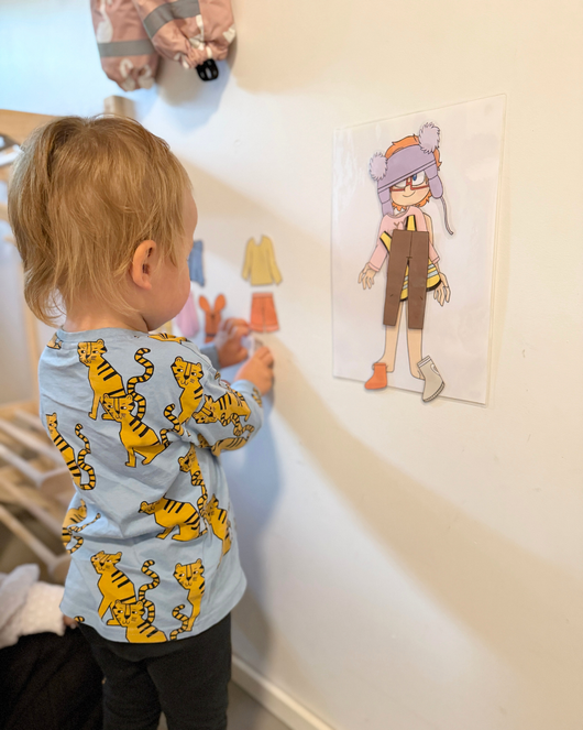 Vaatekuvat pukeutumisen tueksi