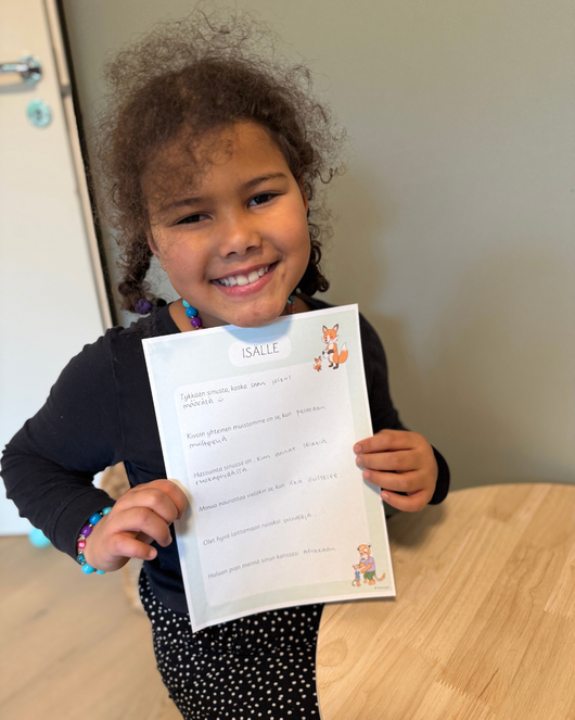 (Isän/äitien/tärkeän ihmisen) -päivän haastattelut lapsille