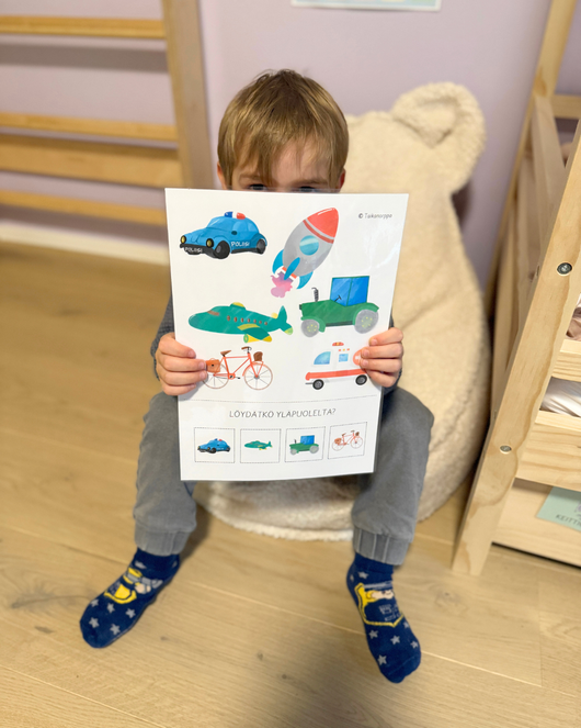 Löydätkö yläpuolelta (yli 3-vuotiaiden versio)