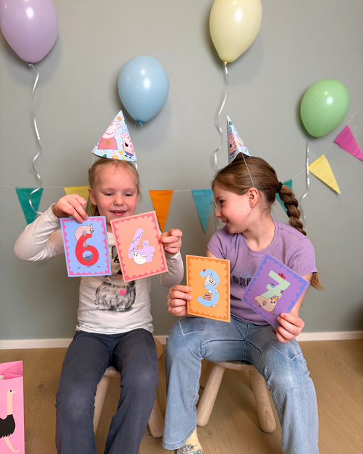 Ihanat norppa-syntymäpäiväkortit ikävuosista 1-10