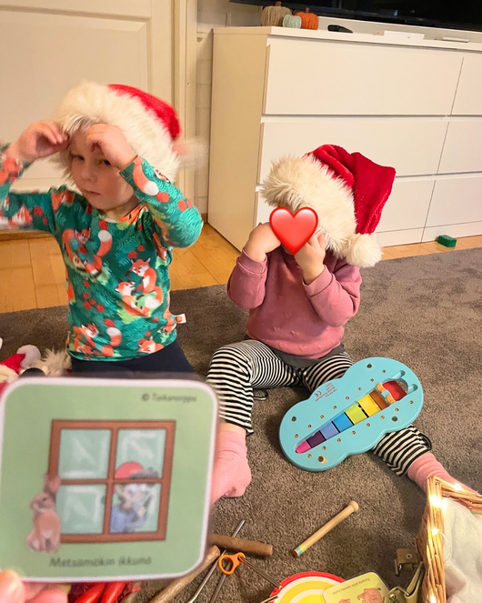 Jouluiset laulukuvakortit