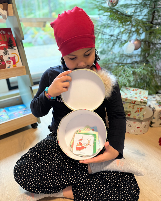 Jouluiset laulukuvakortit