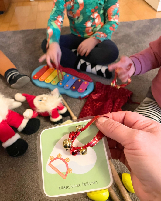 Jouluiset laulukuvakortit