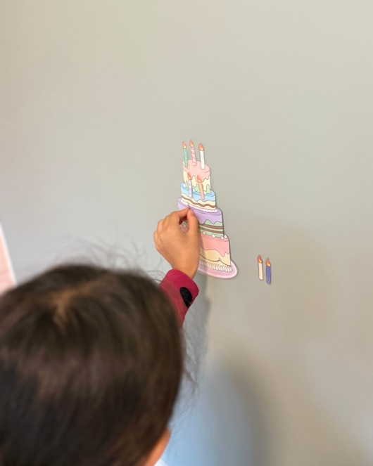 Syntymäpäiväkakku 1-10 kynttilällä