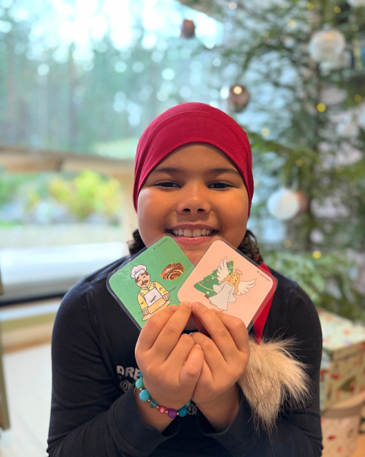 Jouluiset laulukuvakortit