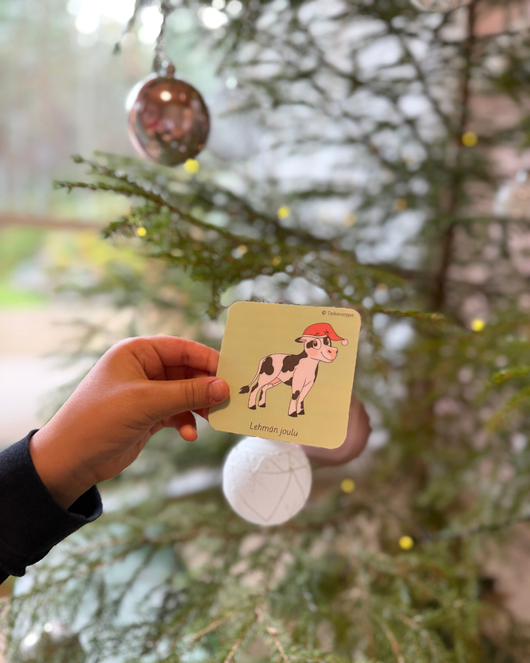 Jouluiset laulukuvakortit