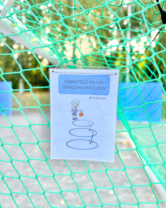 Pallorata (pomputtelu, kiinniotto, vierittäminen ja heittäminen)