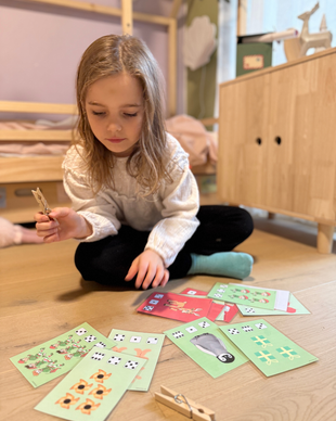 Yhdistä nopan silmäluku kuvaan