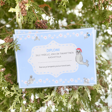 Diplomit työkavereille - ilahduta jouluna