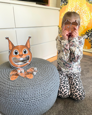 Syötä oravalle oikeat tammenterhot