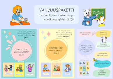 Vahvuuspaketti (3 tuotetta)