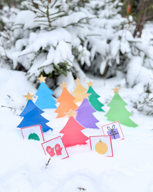 Jouluinen värilajittelu 