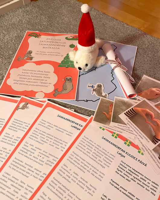 Jouluisia satuhierontoja - Saimaannorpan matkassa
