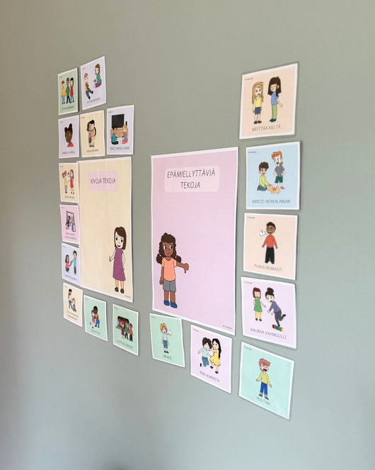 30 kivaa kaveritekoa vai ei -kaveritaitomateriaali