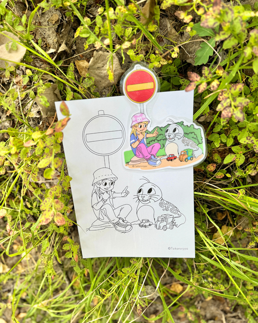 Värityskuvia liikenneturvallisuusviikkoon (7.-11.9.2026)