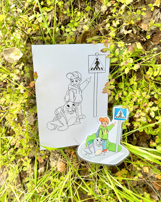 Värityskuvia liikenneturvallisuusviikkoon (7.-11.9.2026)