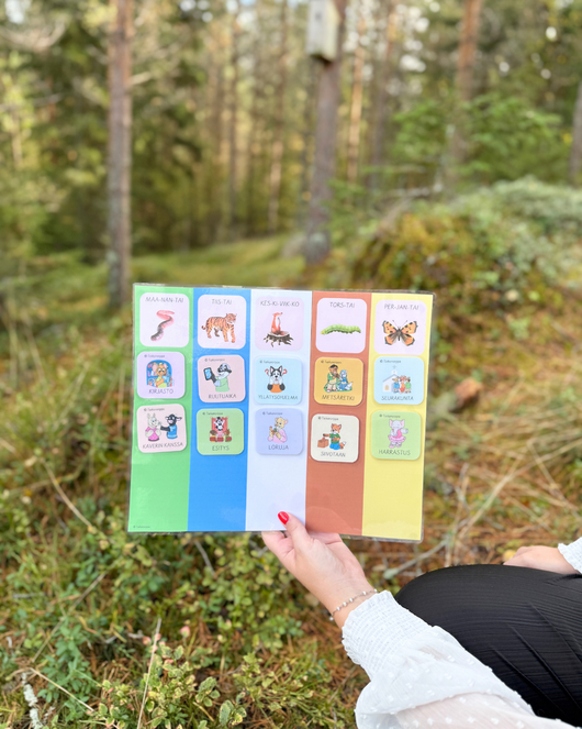 Viikkokalenteri arkipäiville 