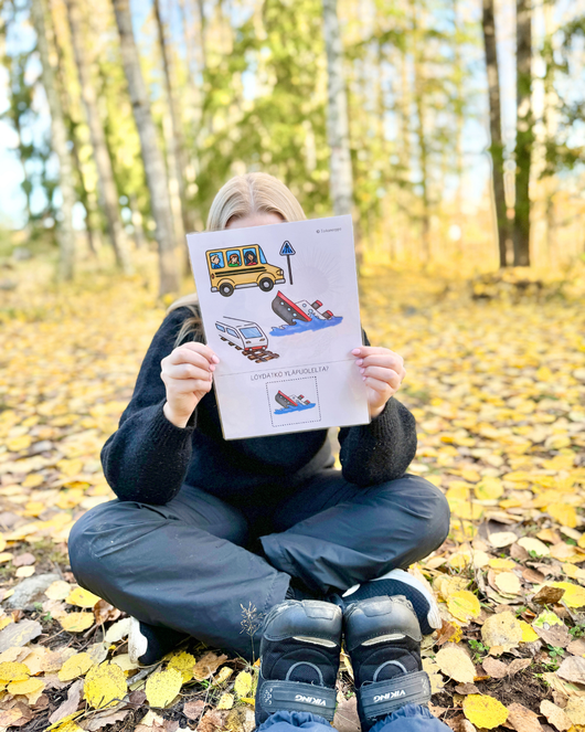 Löydätkö yläpuolelta? (alle 3-vuotiaille)