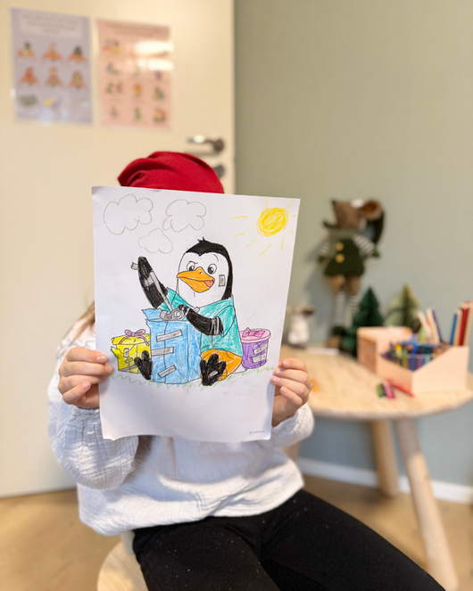 Jouluiset eläinvärityskuvat