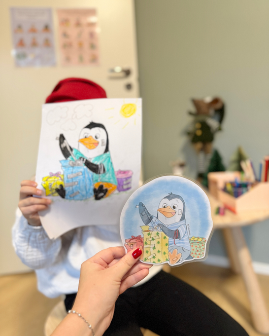 Jouluiset eläinvärityskuvat