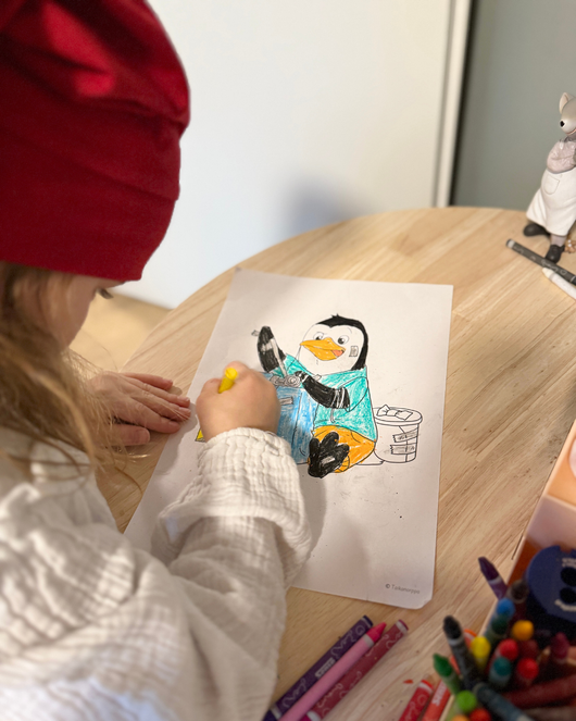 Jouluiset eläinvärityskuvat