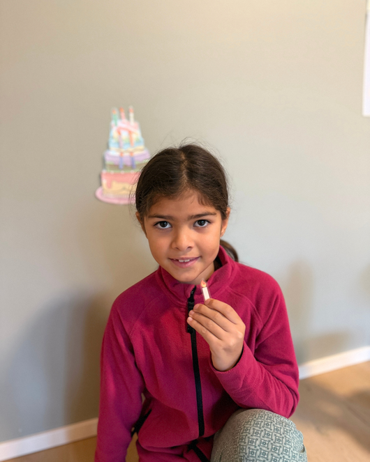 Syntymäpäiväkakku 1-10 kynttilällä