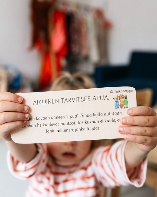 Turvataitokortit - turvataidot lasten kanssa