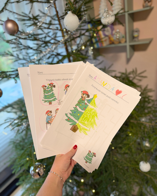 Kynätehtäviä jouluun