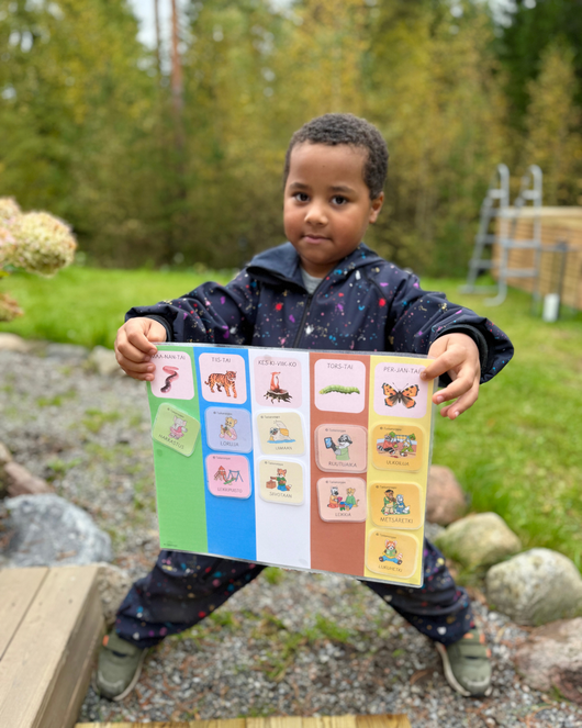 Viikkokalenteri arkipäiville 