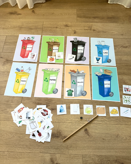 Kierrätyspeli toiminnallisesti