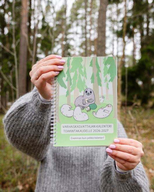Ennakkomyynti: Varhaiskasvattajan kalenteri A5-koossa 2026-2027