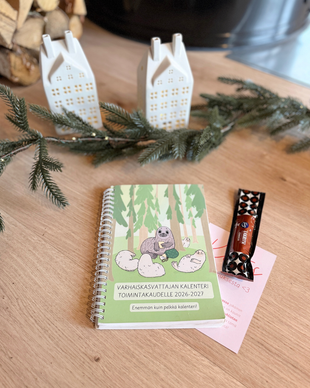 Varhaiskasvattajan kalenteri A5-koossa 2026-2027