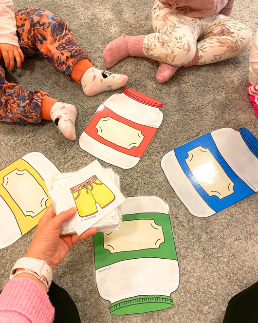 Väripurkit värien opetteluun