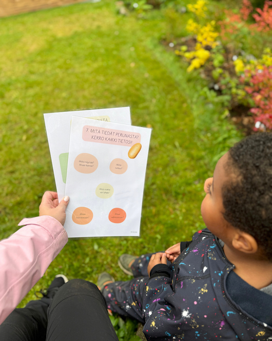 Sadonkorjuuviikko lasten kanssa