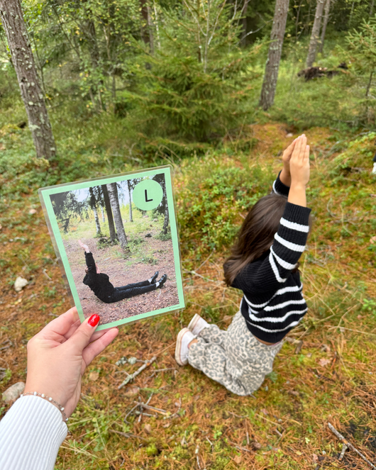 Tee itsestäsi kirjain - kirjaimien opettelu liikkuen