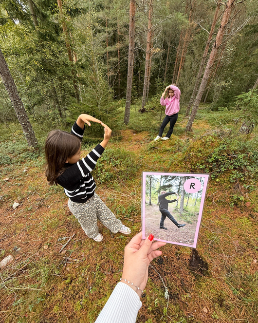 Tee itsestäsi kirjain - kirjaimien opettelu liikkuen