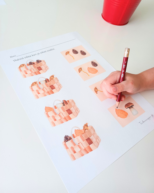 Syksyisiä hahmottamistehtäviä