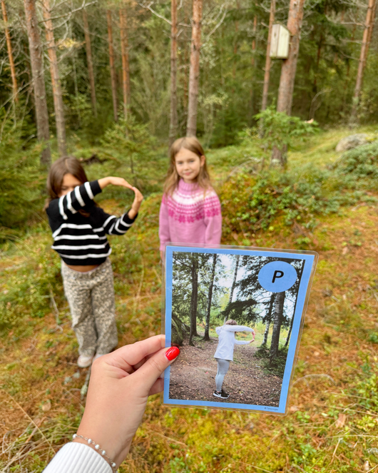 Tee itsestäsi kirjain - kirjaimien opettelu liikkuen