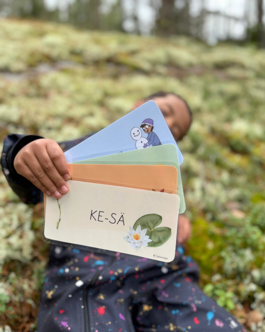 Vuodenaikakortit sekä numerokortit (1-204)