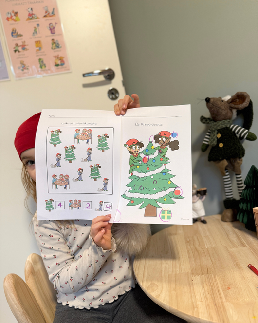 Kynätehtäviä jouluun