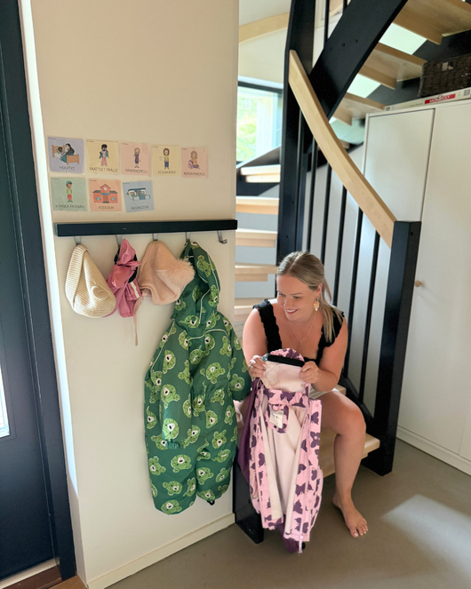 Aamutoimien kuvatuki kotiin