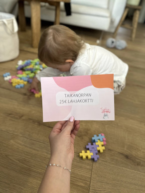 10€ lahjakortti päiväkodin työntekijöille