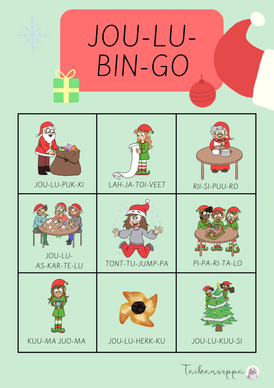 Joulubingo varhaiskasvatukseen, kotiin ja päiväkotiin