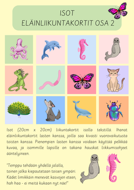 Eläinliikuntakortit osa 2 